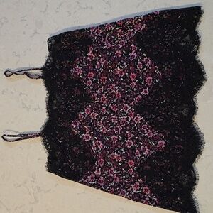 Maya Ami Floral Women's Lace Cami, Size Medium